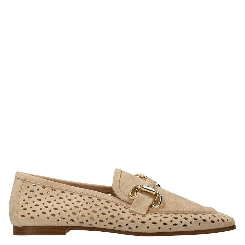 Beige dames Manfield suède loafers