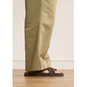 thumbnail: Manfield suède slippers donkerbruin