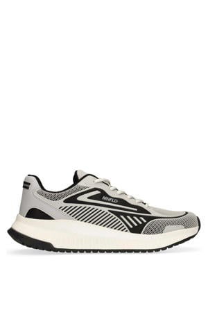 leren sneakers grijs