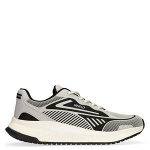 leren sneakers grijs