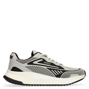 leren sneakers grijs