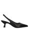 Manfield leren slingback pumps zwart