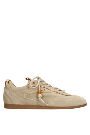 suède sneakers beige