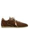 Manfield suède sneakers bruin