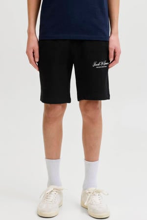regular waist sweatshort zwart
