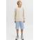 JACK & JONES JUNIOR denim short medium blue denim