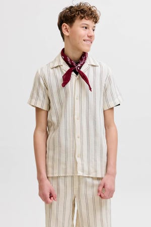 relaxed casual overhemd ecru