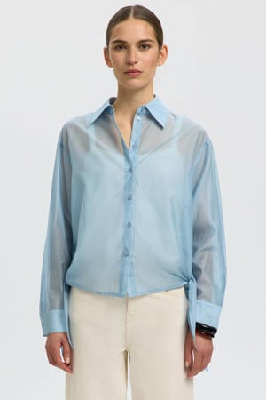 blouse lichtblauw