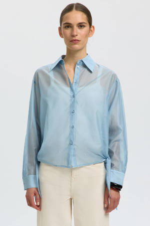 blouse lichtblauw
