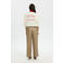 Selected T-shirt met backprint ecru