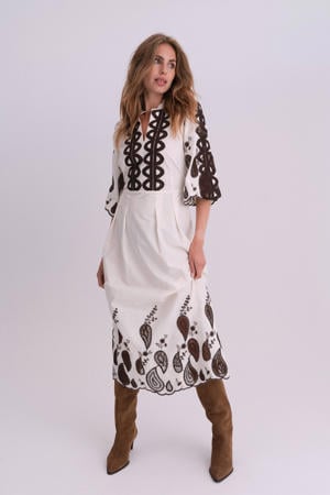 blousejurk broderie ecru
