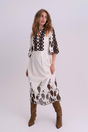 blousejurk broderie ecru