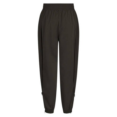 Gossia high waist broek donkerbruin afbeelding