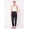 Gossia mom high waist casual broek zwart