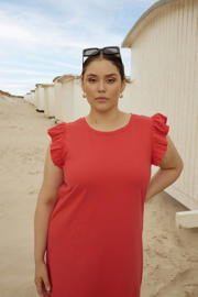 thumbnail: Kaffe Curve midi jurk rood