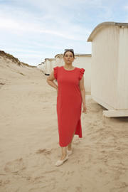 thumbnail: Kaffe Curve midi jurk rood
