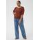 Kaffe Curve glitter top roodbruin