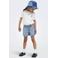 KIDS ONLY MINI wide leg short light blue denim