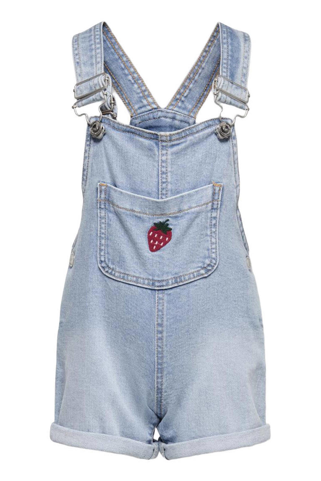 KIDS ONLY MINI straight tuinbroek light blue denim