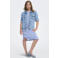 KIDS ONLY GIRL gestreepte maxi jurk lichtblauw