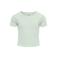 KIDS ONLY GIRL T-shirt lichtgroen met textuur