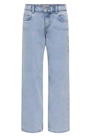 KOGROBYN straight leg jeans light blue denim