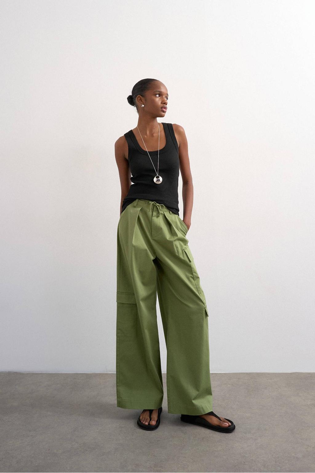 Zwarte dames TOPSHOP top met effen en ronde hals