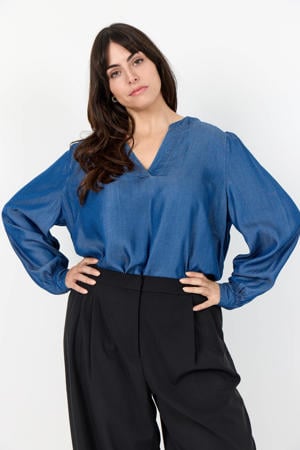 top blauw