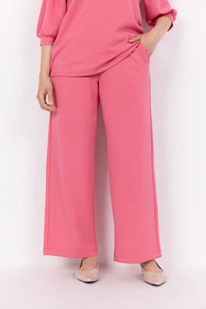 high waist broek roze