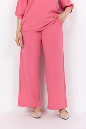high waist broek roze