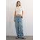 TOPSHOP vest ecru grof gebreid