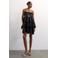 TOPSHOP midi jurk zwart