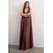 TOPSHOP maxi jurk bruin