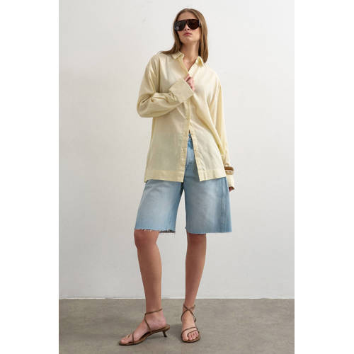 TOPSHOP blouse ecru afbeelding