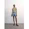 TOPSHOP gestreepte T-shirt lichtgeel