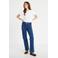 Cache Cache straight leg jeans medium blue denim