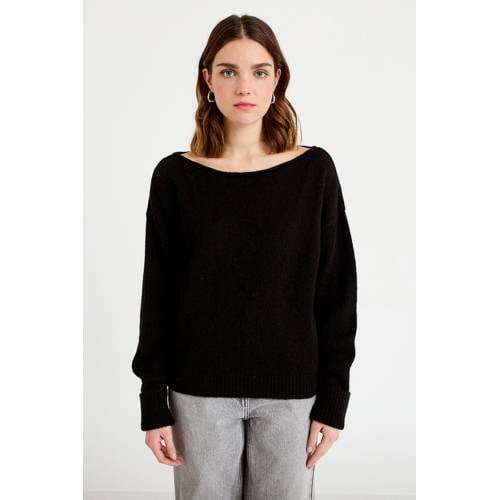 Cache Cache off shoulder trui zwart afbeelding