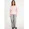 Cache Cache off shoulder trui lichtroze