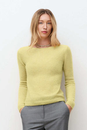 pullover met wol lichtgroen