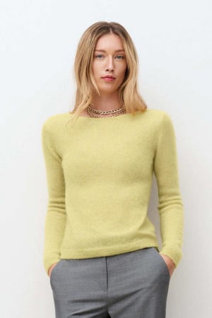 pullover met wol lichtgroen