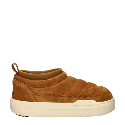 Moon Boot suède snowboots cognac afbeelding