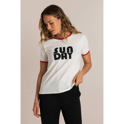 Ivy Beau T-shirt ecru afbeelding