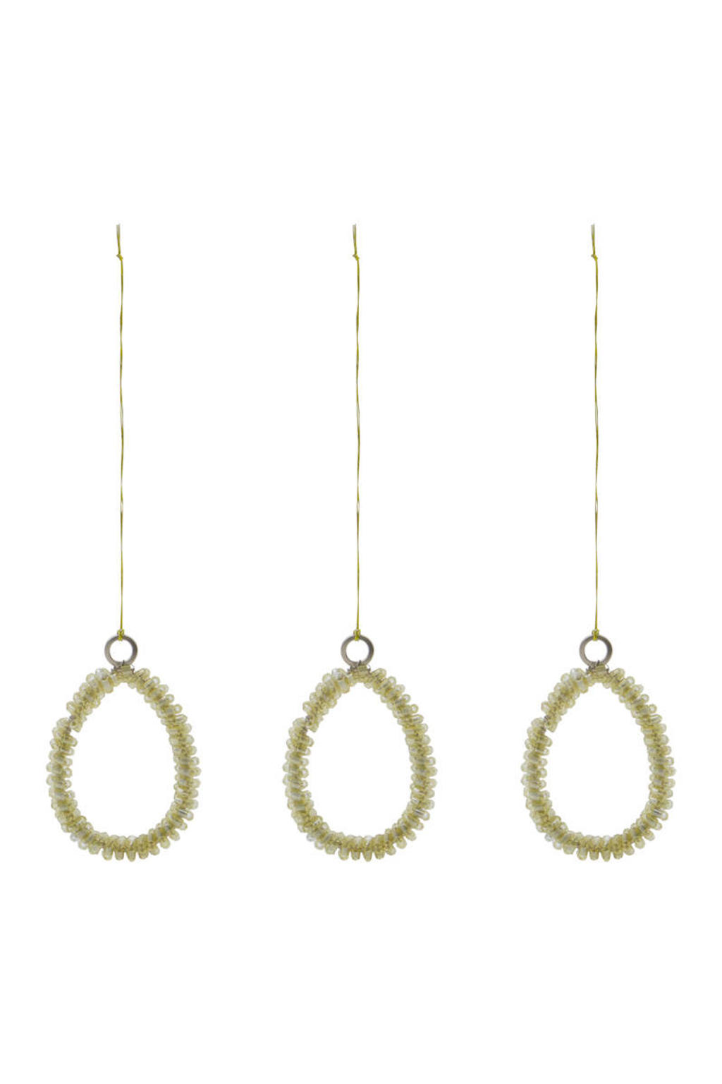 House Doctor paashanger Beads (set van 3)