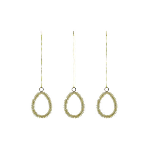 House Doctor paashanger Beads (set van 3) afbeelding