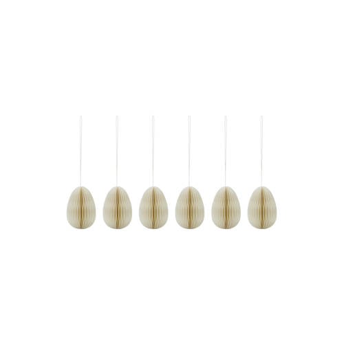 House Doctor paashanger Eggs (set van 6) afbeelding