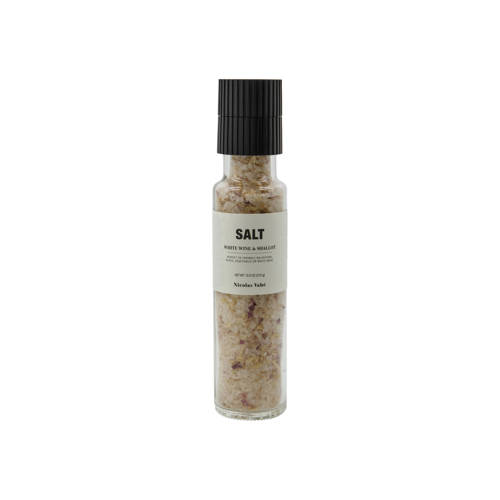 Nicolas Vahé zout - witte wijn en sjalot, 310 g afbeelding