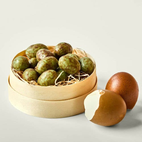 Nicolas Vahé chocolade-eieren, pistachepraline, 150 g afbeelding
