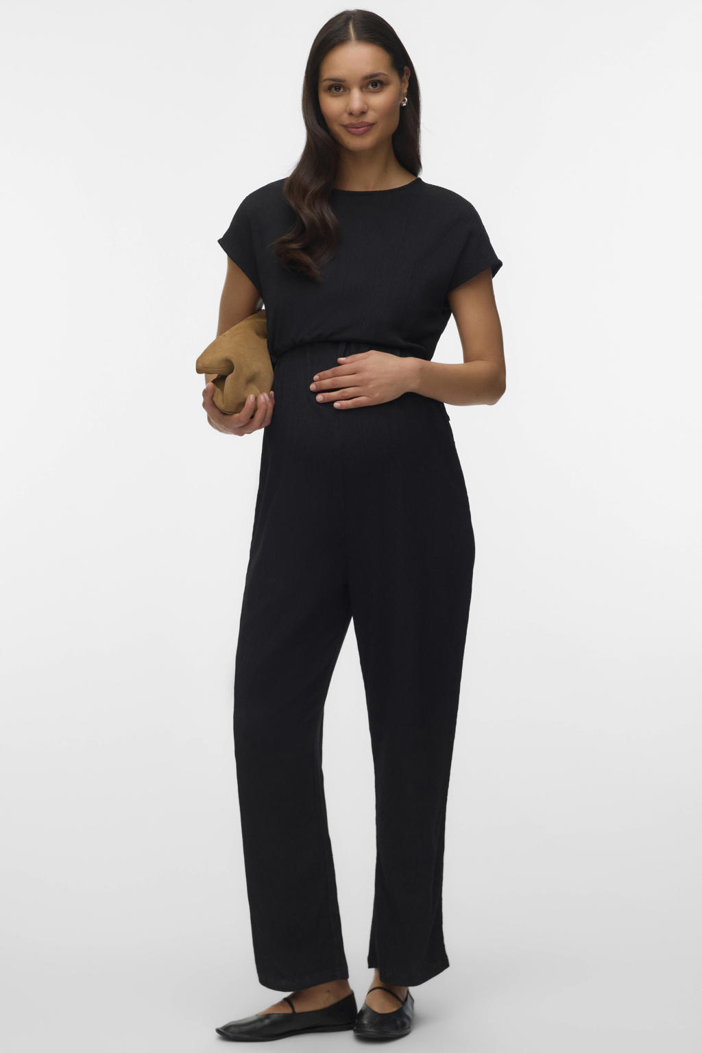 MAMALICIOUS zwangerschaps jumpsuit zwart