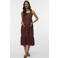 MAMALICIOUS zwangerschaps maxi jurk bruin