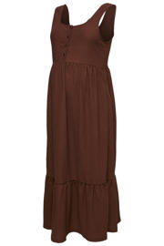thumbnail: MAMALICIOUS zwangerschaps maxi jurk bruin